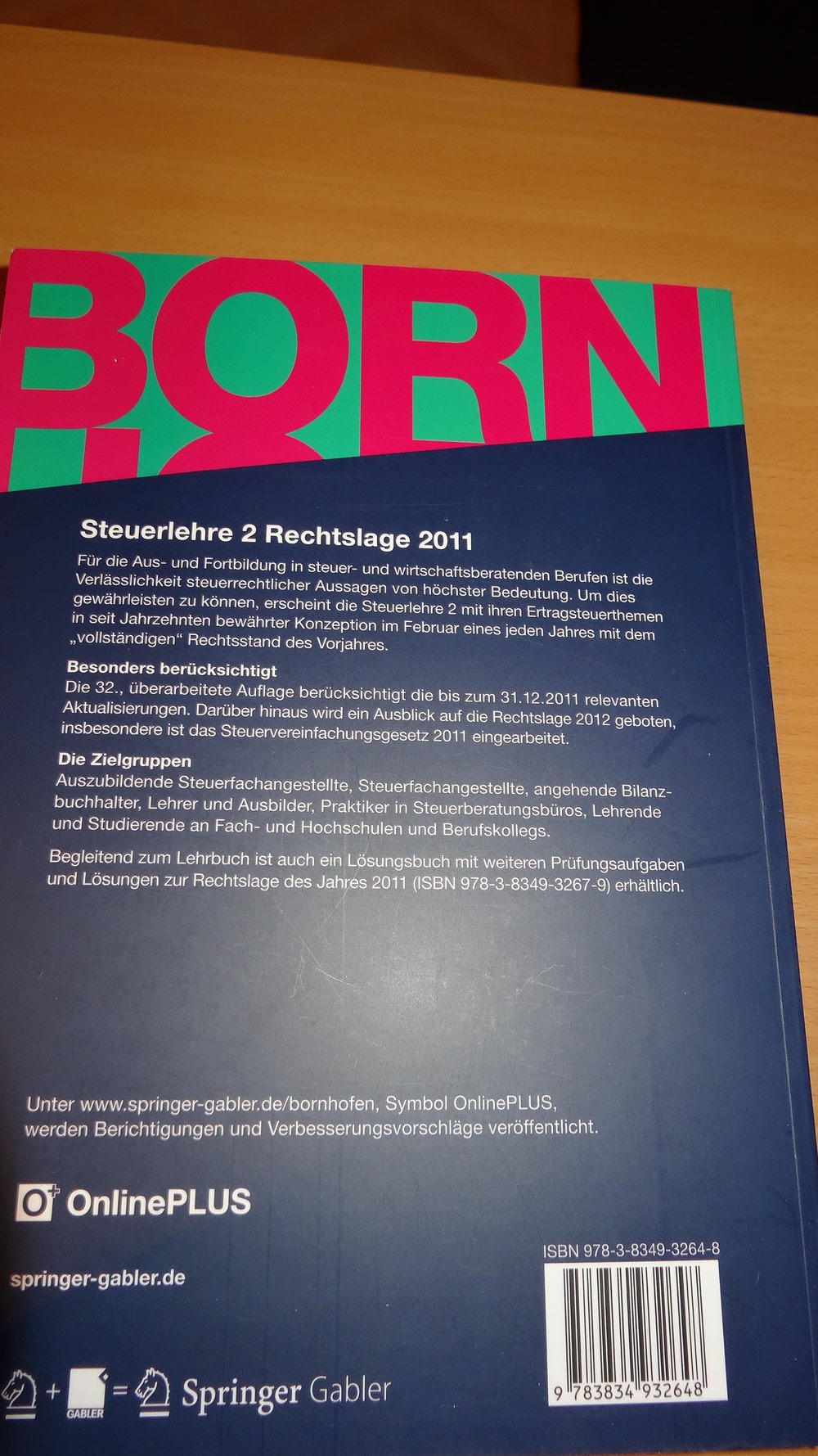 Steuerlehre 2 Rechtslage 2011