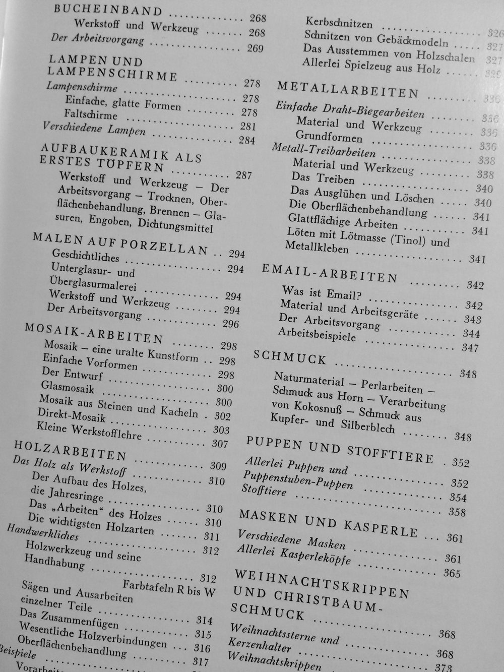 WERKBUCH für Mädchen mit Schnittübersicht