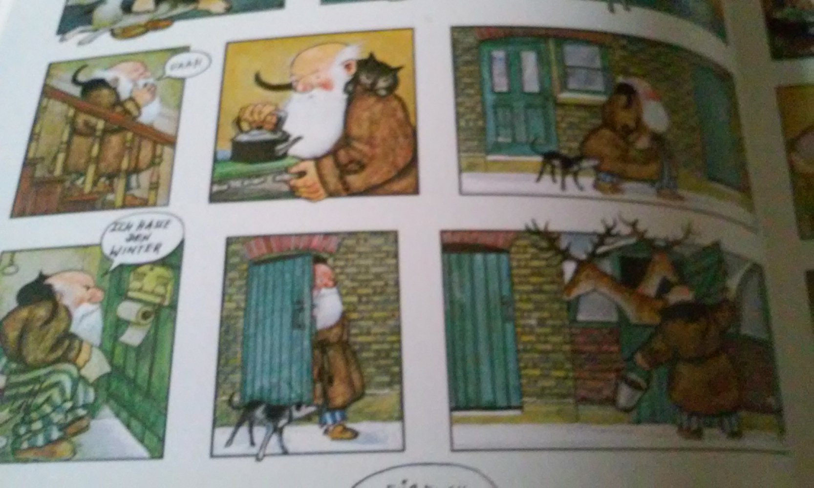 O je, du fröhliche  Heiligabend/Weihnachtsmann/Cartoon  -Sammlerstück-