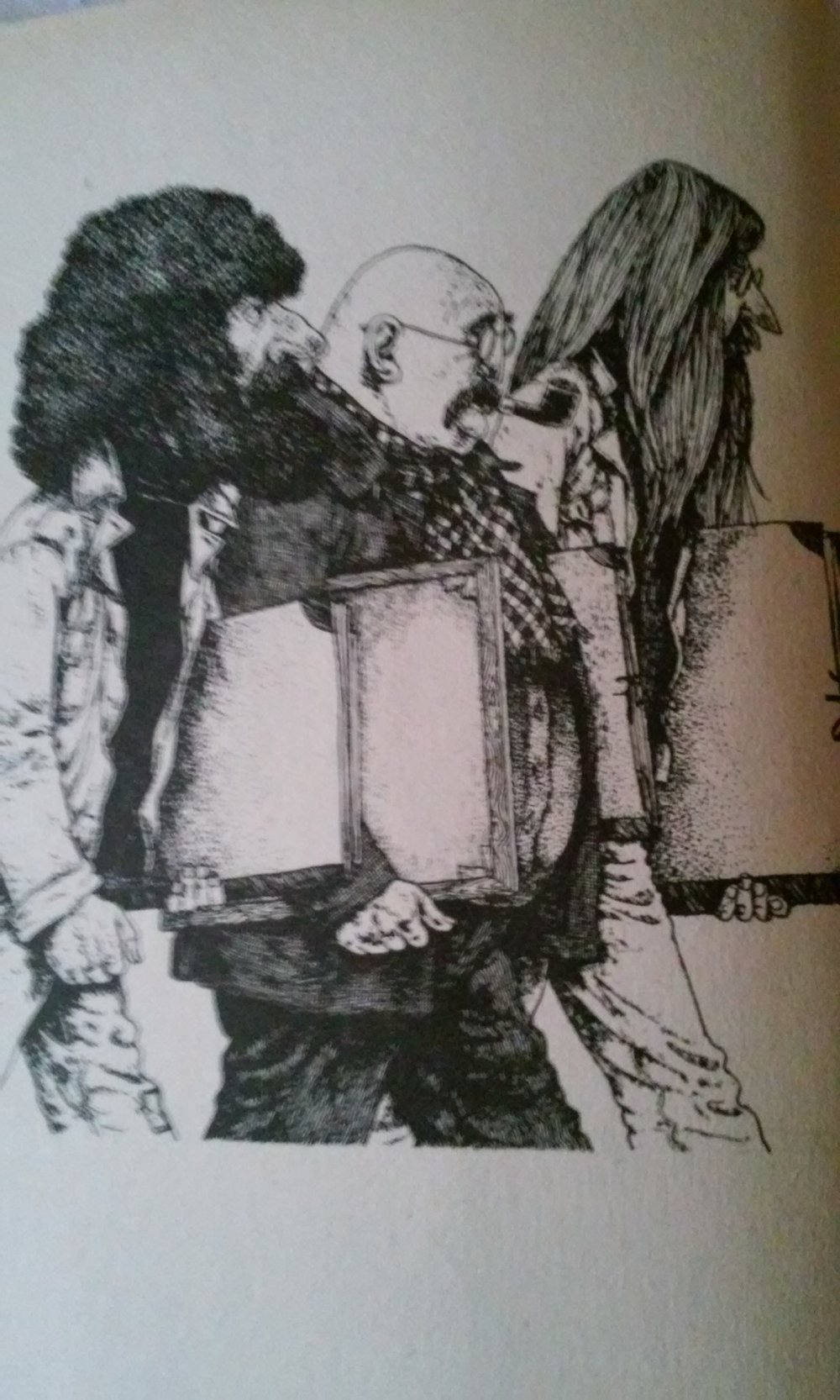 Paul Rosié: Ich will sie schmähen und über den grünen Klee loben - Auskünfte über Artgenossen;  Grafiker, Buchillustrator und Schriftsteller.