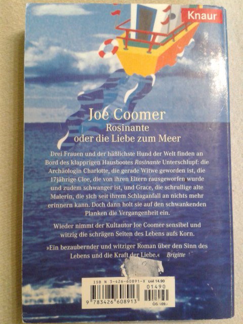 Rosinante oder die Liebe zum Meer von Joe Coomer