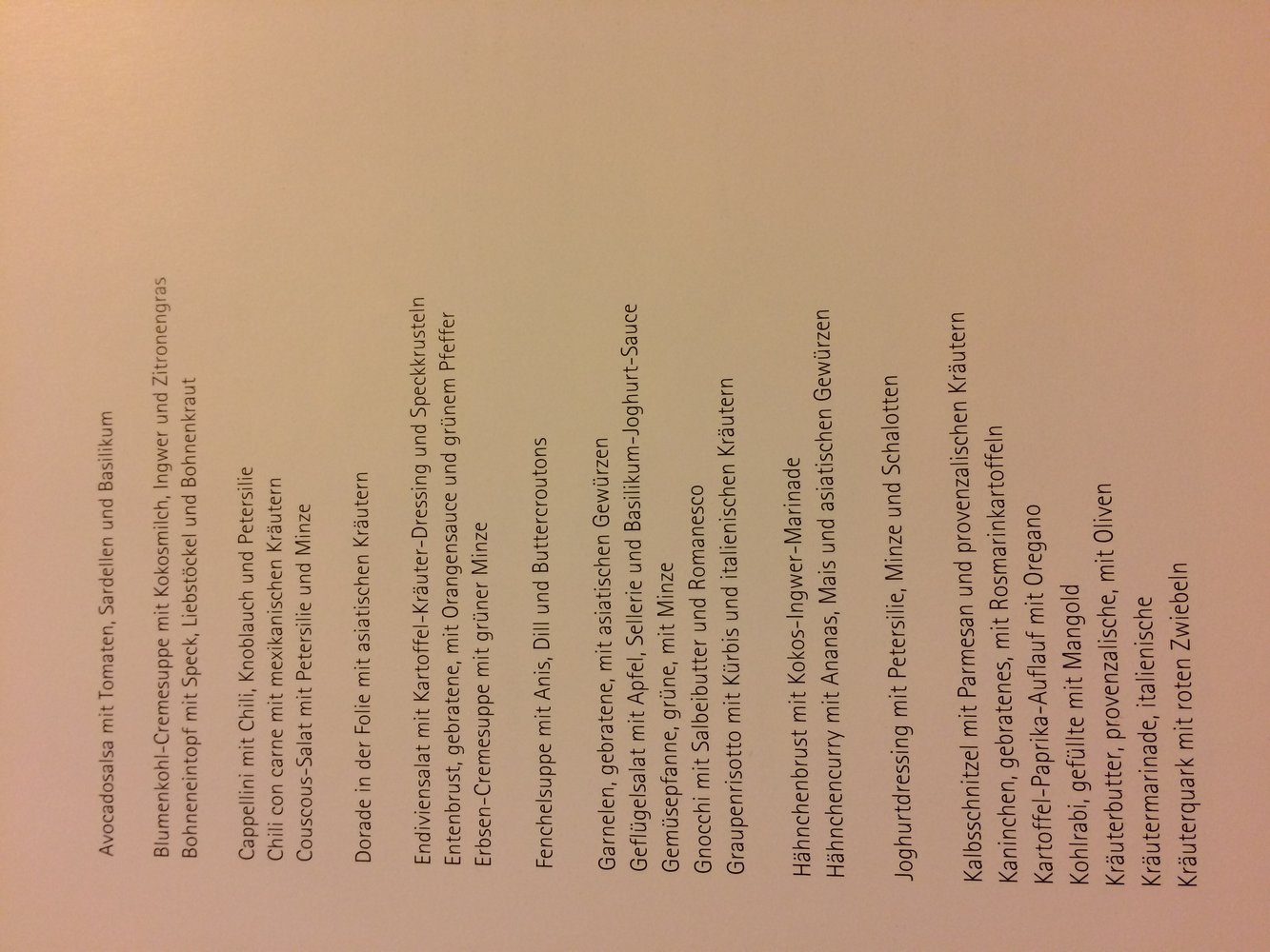 Kochen mit Kräutern 