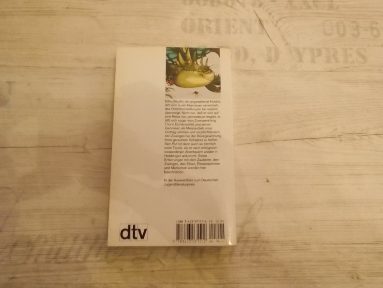 Buch Der kleine Hobbit von John R.Tolkien dtv junior 7151