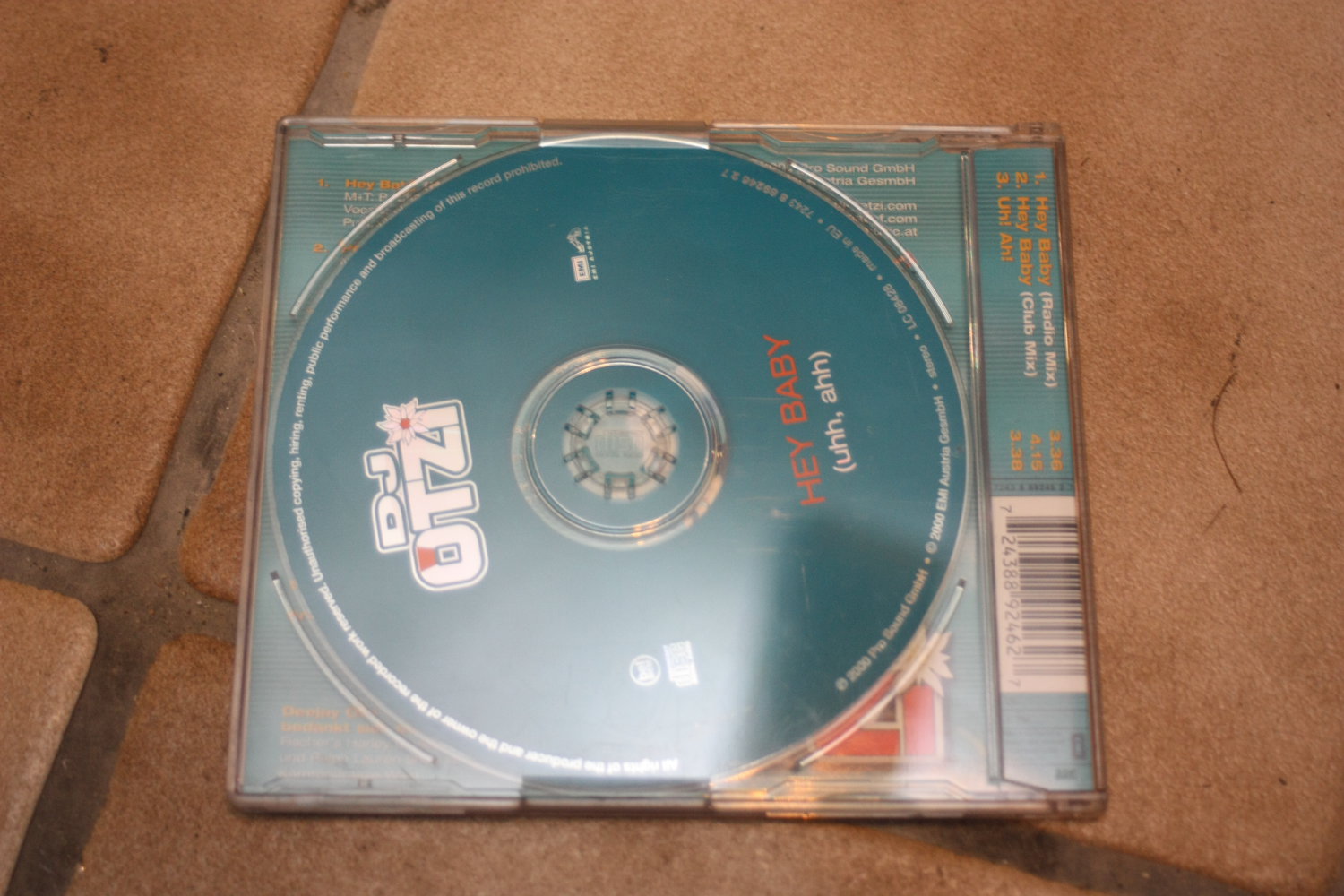DJ Ötzi Maxi CD Single Hey Baby (uhh, ahh),  Partysong Mallorca Ballermann