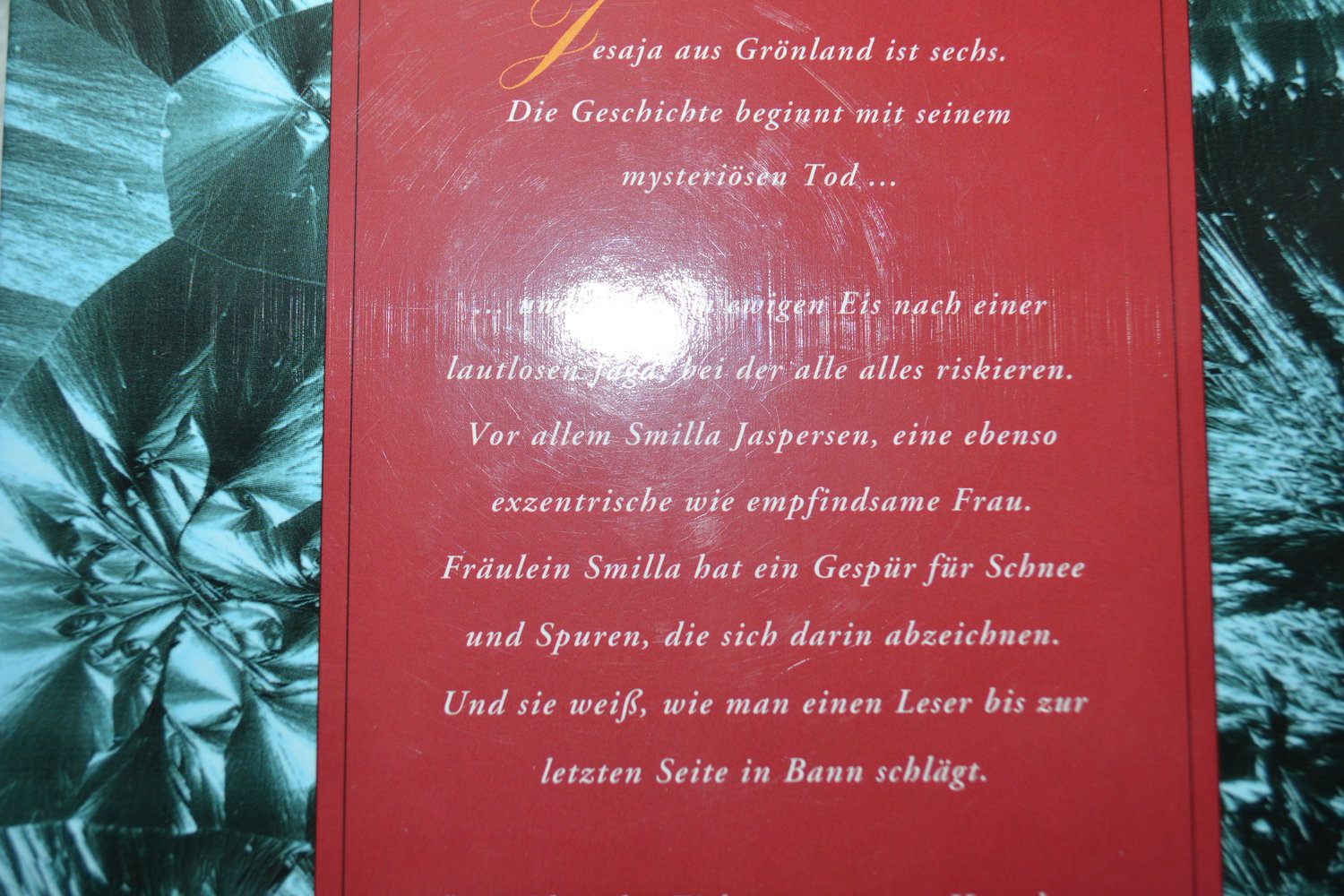 Fräulein Smillas Gespür für Schnee