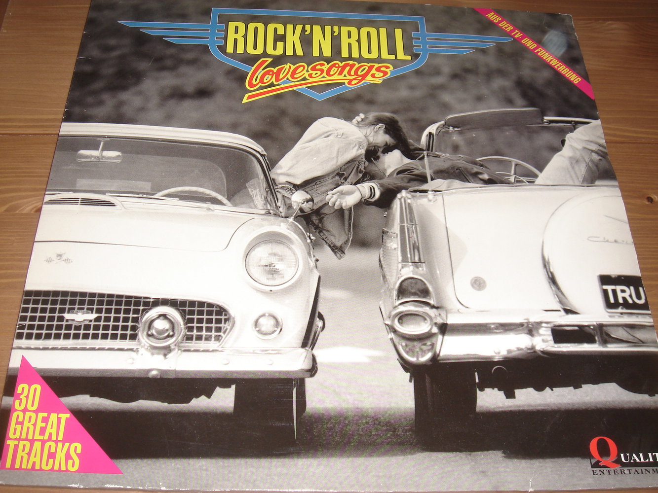 rock`n roll lovesongs schallplatte-2 platten!
