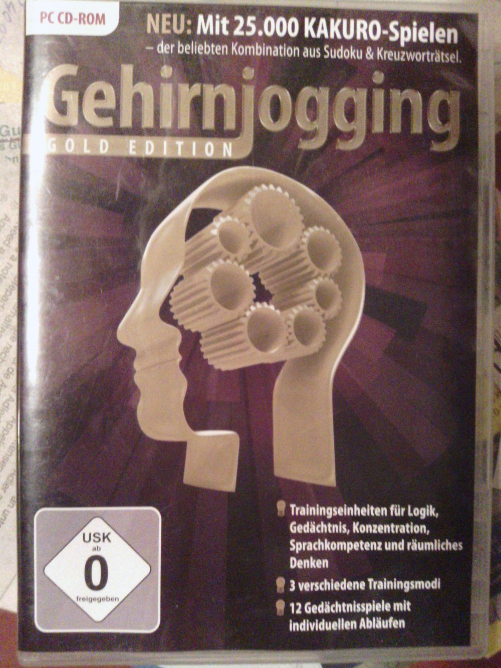 Gehirnjogging, lernen, Computer, Spiele, Rätsel