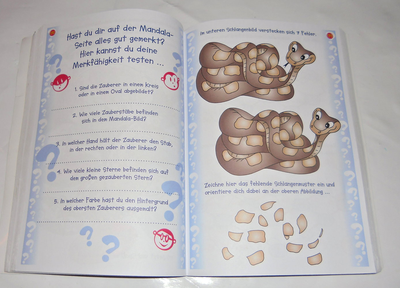 Das große Lernspiele Buch 1- 4 Klasse Konzentration Aufmerksamkeit Spielerisch