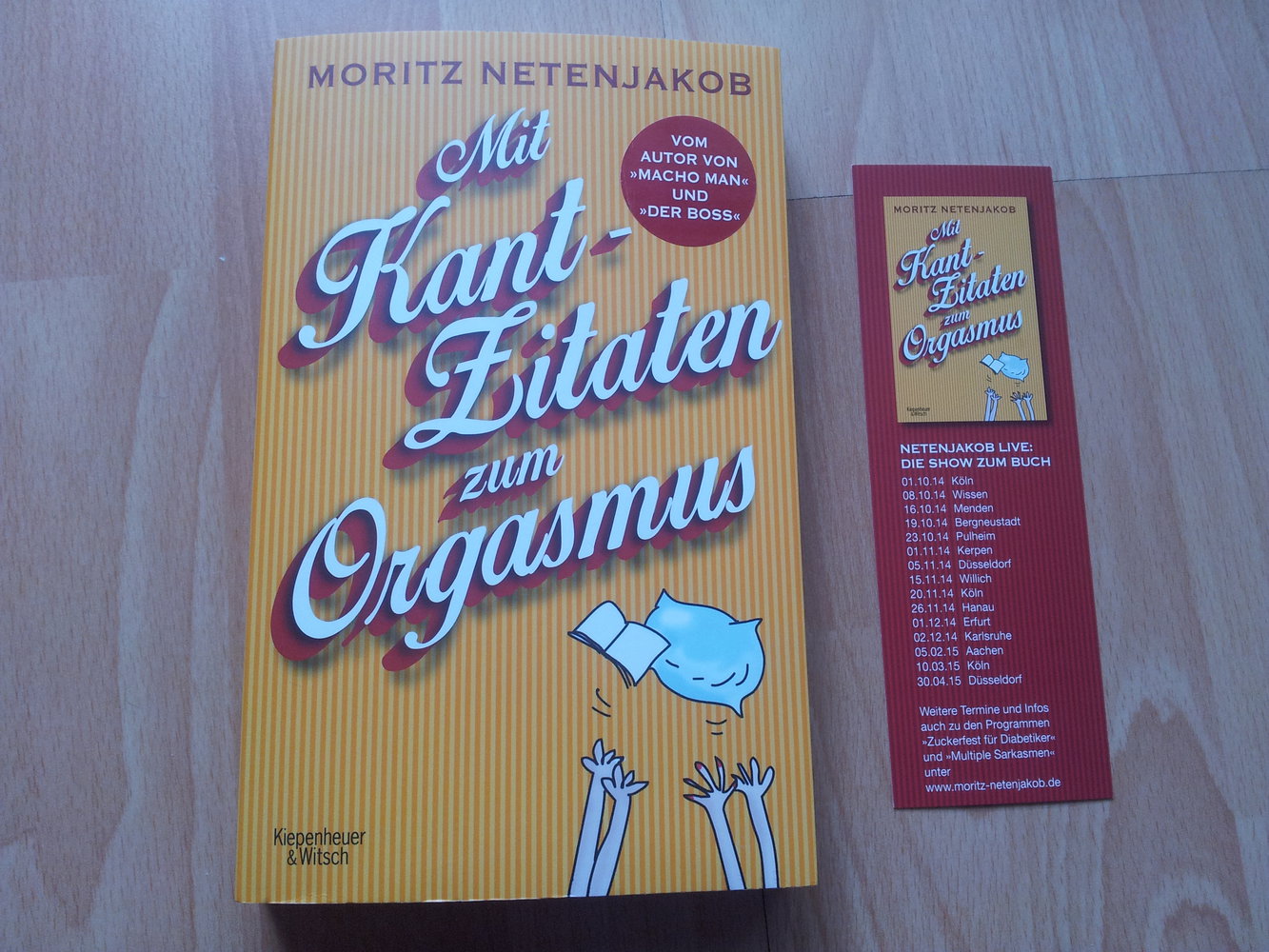 Buch - Mit Kant-Zitaten zum Orgasmus - Moritz Netenjakob