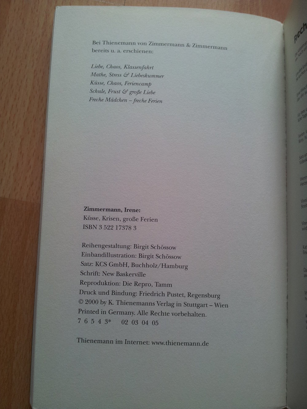 Buch-Küsse, Krisen, große Ferien - Zimmermann & Zimmermann