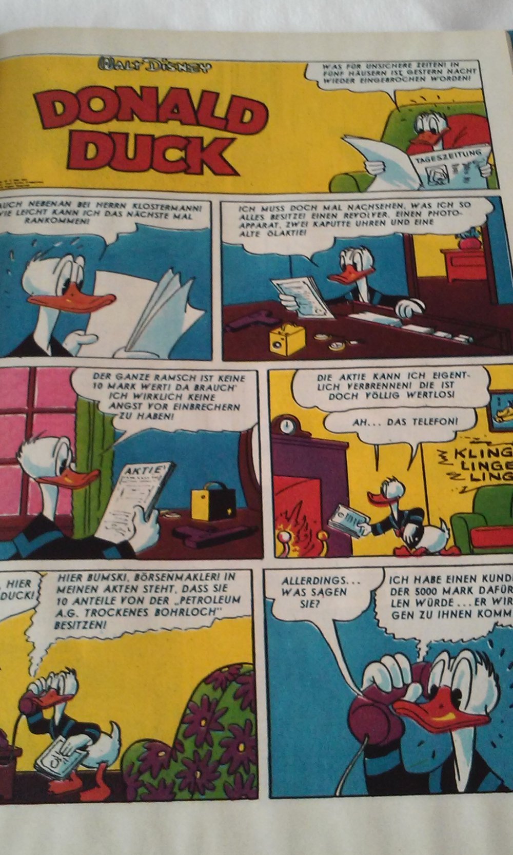 Micky Maus Jubiläums- Sonderband. 1. Jahrgang 1951
