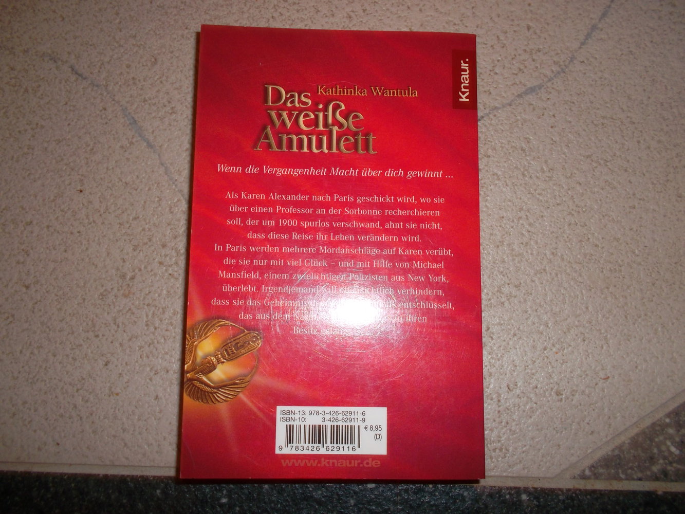buch,kathinka wantula,das weisse amulett