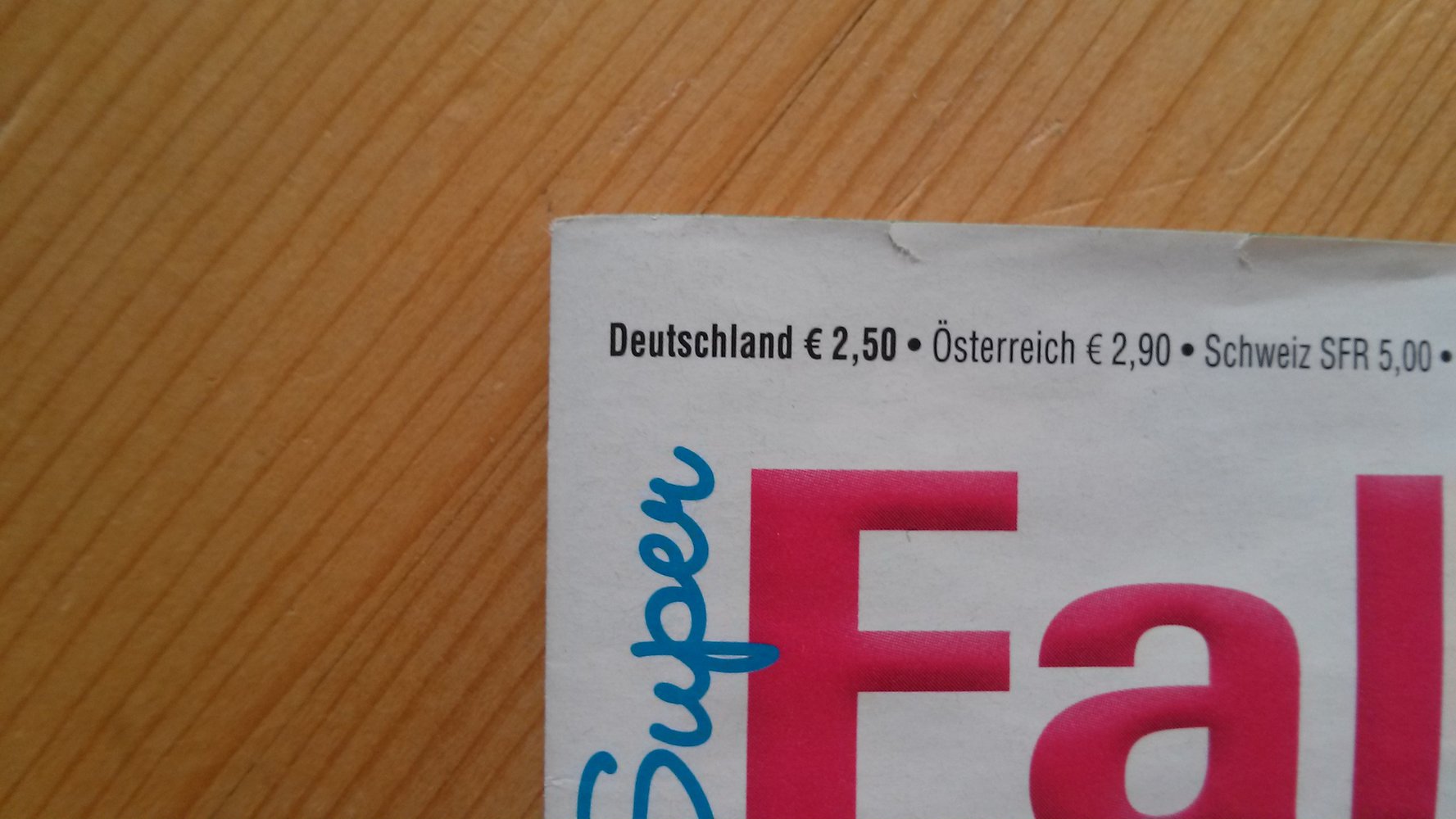 Zeitschrift, basteln, Faltschnitt, zu Verschenken