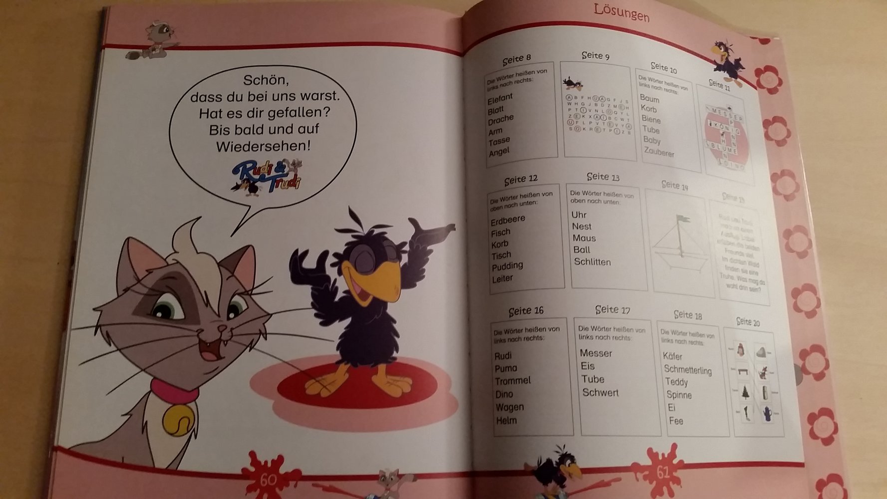 Erste Buchstaben mit Rudi und Trudi