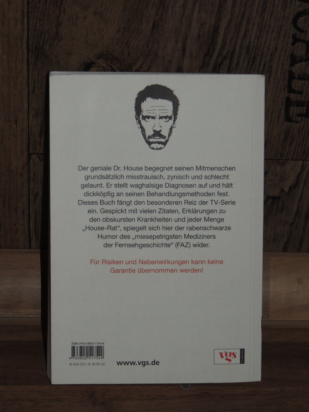 NEU : Die kleine House-Apotheke Jochen Stöckle Michael Reufsteck Dr. House Buch