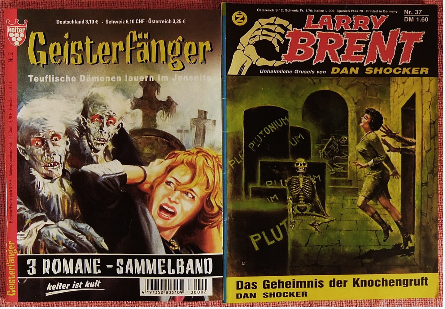 13 x Grusel-Krimis / Gespenster-Romane in 11 Heften