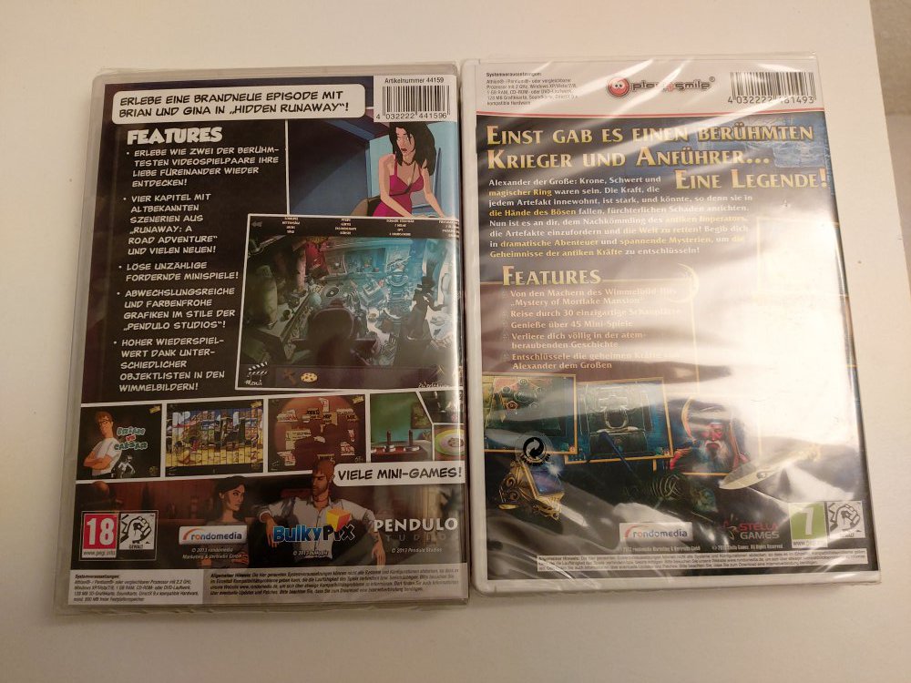 2 Wimmelbildspiele für PC zusammen für 1,50€ einzeln je 1,00€