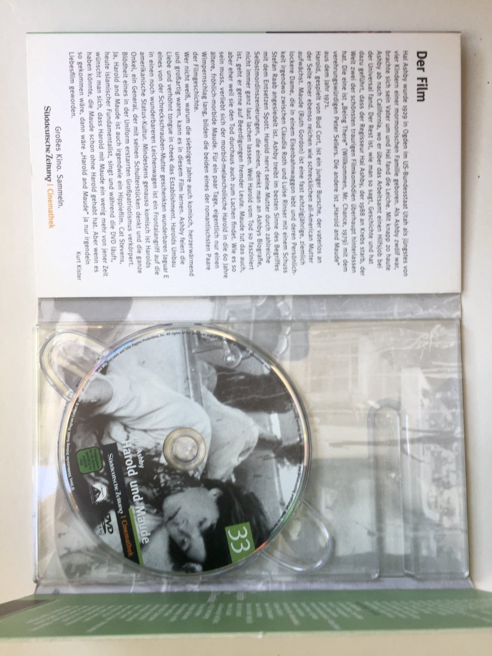 DVD: Harold und Maude von Hal Ashby mit Ruth Gordon & Bud Cort SZ-Cinemathek 33