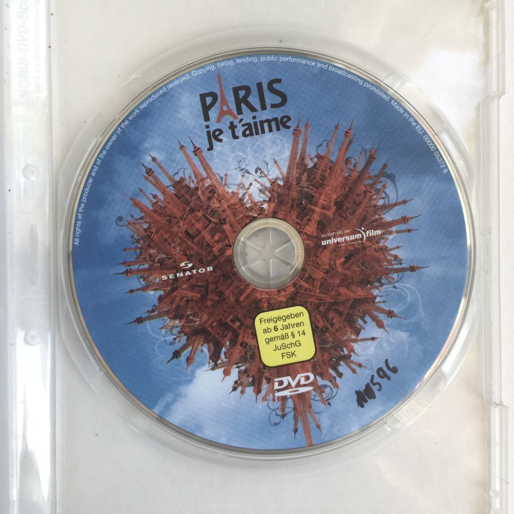 DVD: Paris je t'aime (Paris, ich liebe dich) Episodenfilm (Coen Brüder, Gérard Depardieu, Christopher Doyle u.a.)