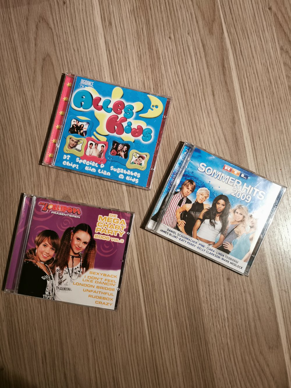 Drei CDs zum Mittanzen