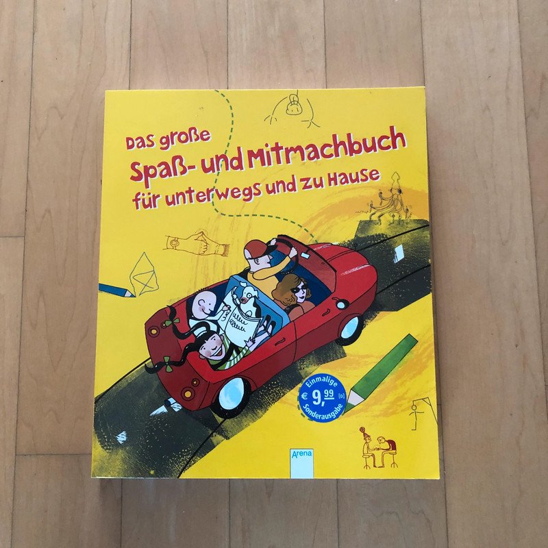 Spaß-und Mitmachbuch für unterwegs und zu Hause
