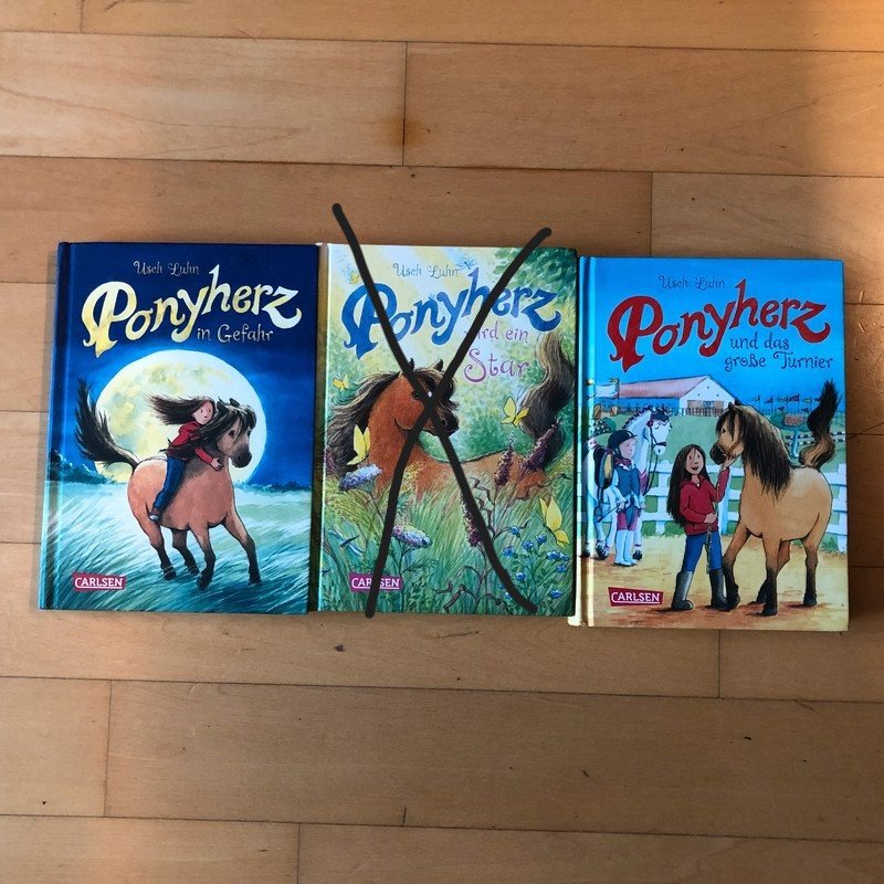 2 Bücher vom Ponyherz gebunden 