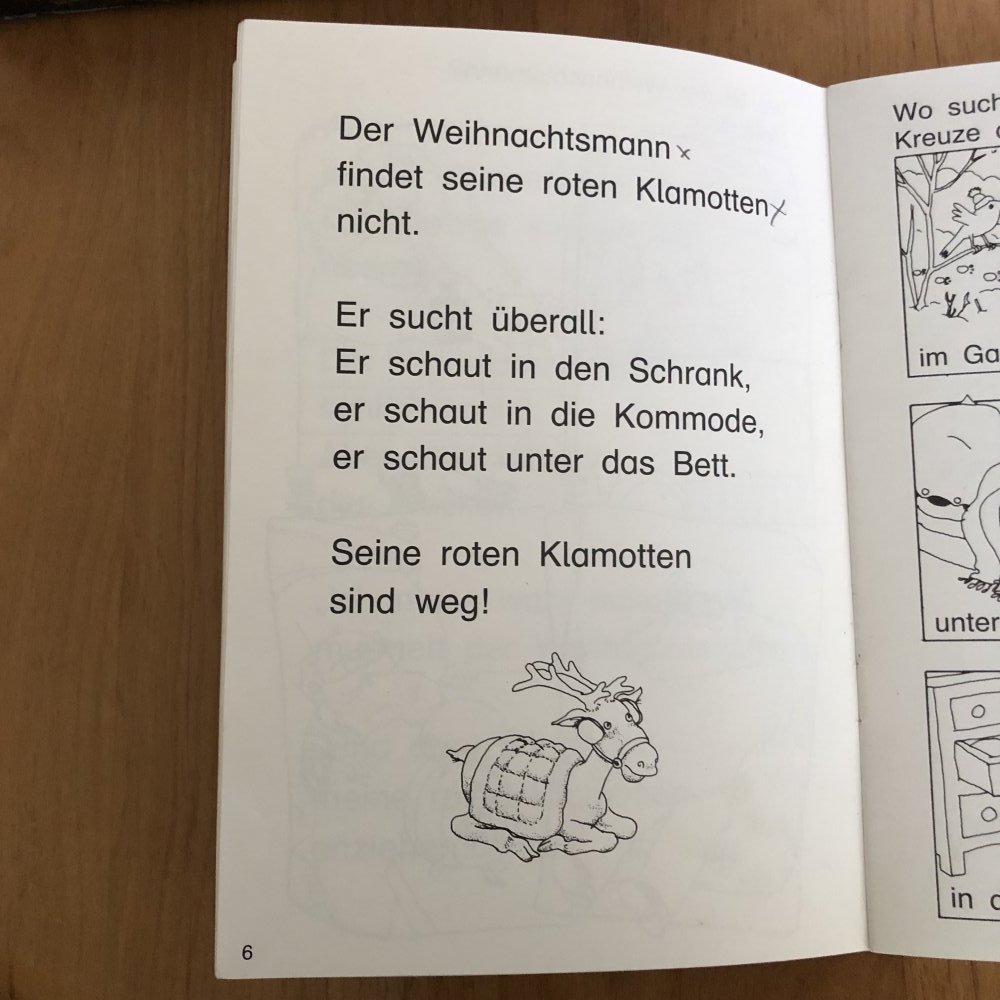 Lerne Lesen Weihnachtsmann in Not