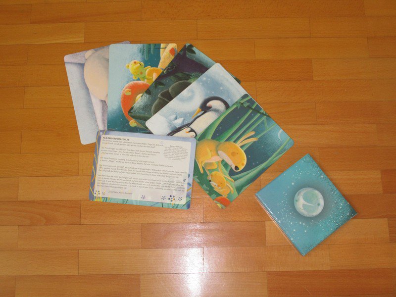 6 Vorlesekarten mit Tieren Gute Nacht Geschichten