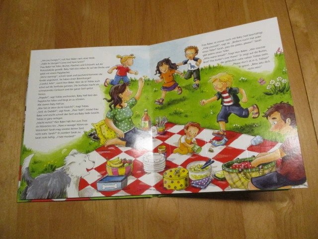 Die Kindergarten Bande Picknick mit Kühen