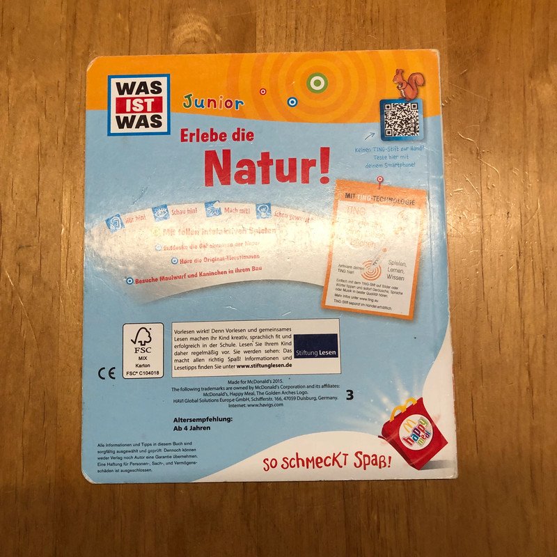 Erlebe die Natur Was ist was junior Ting