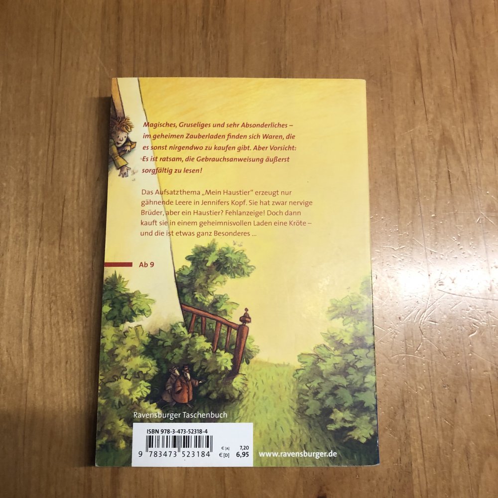 Der geheime Zauberladen Vorsicht Krötenkuss!