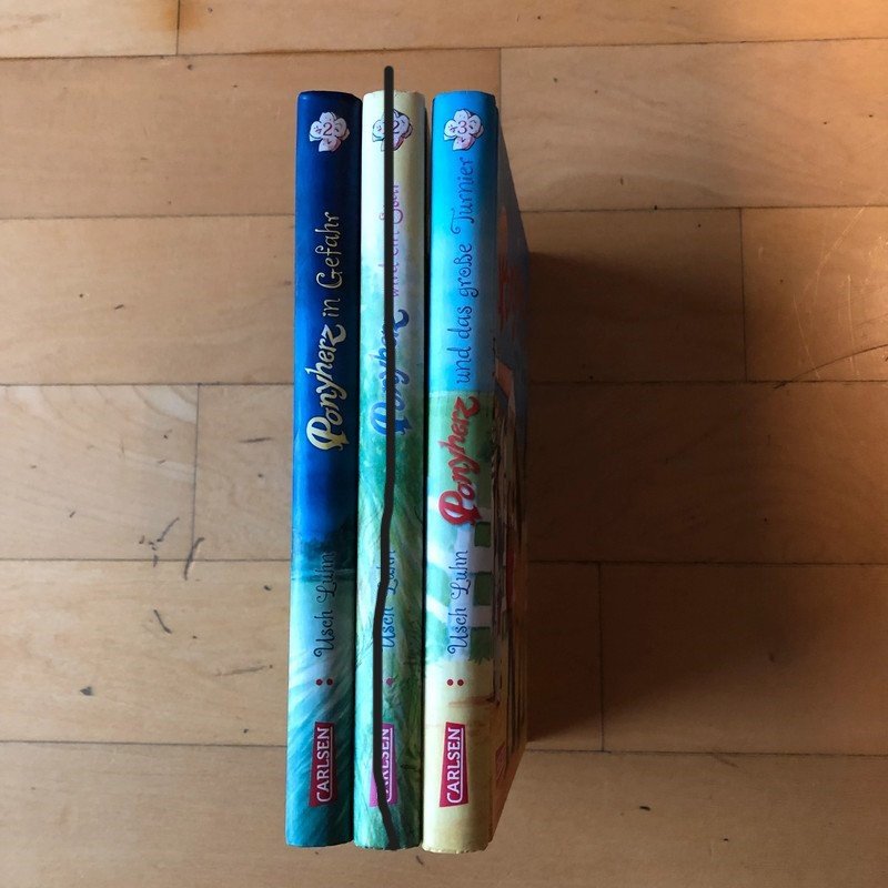 2 Bücher vom Ponyherz gebunden 