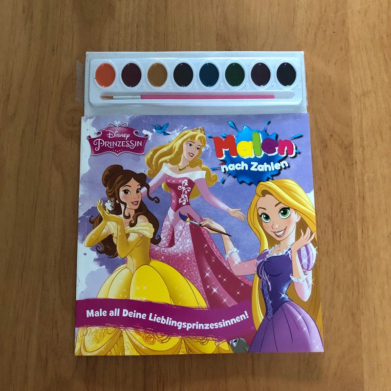 Buch Malen nach Zahlen Disney Prinzessinnen