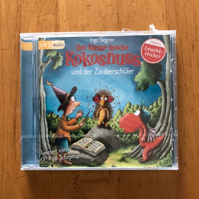 Der kleine Drache Kokosnuss CD neu mit Sticker