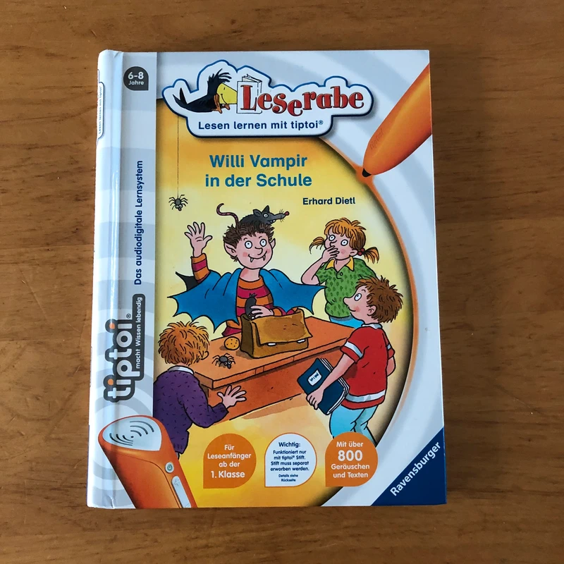 Leserabe lesen lernen mit Tiptoi Willi Vampir in der Schule