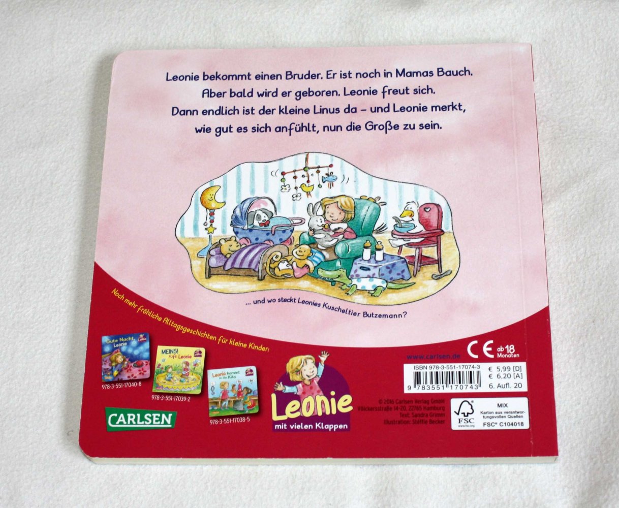 Leonie: Leonie bekommt ein Geschwisterchen - Sandra Grimm; Stéffie Becker