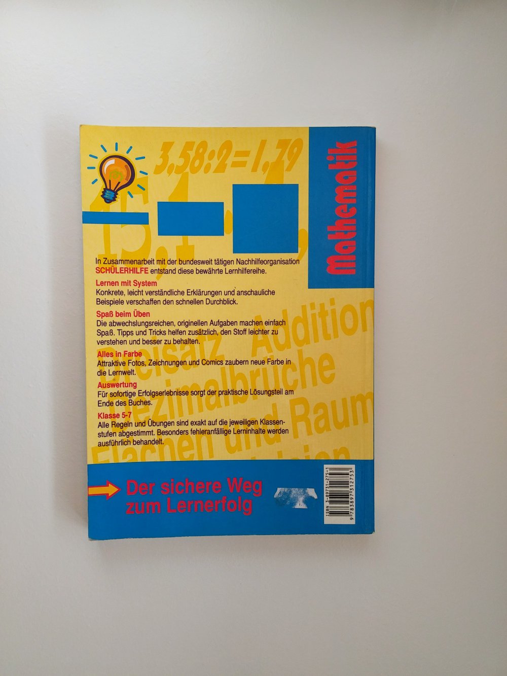'Mathematik - Textaufgaben und Bruchrechnen 5-7'