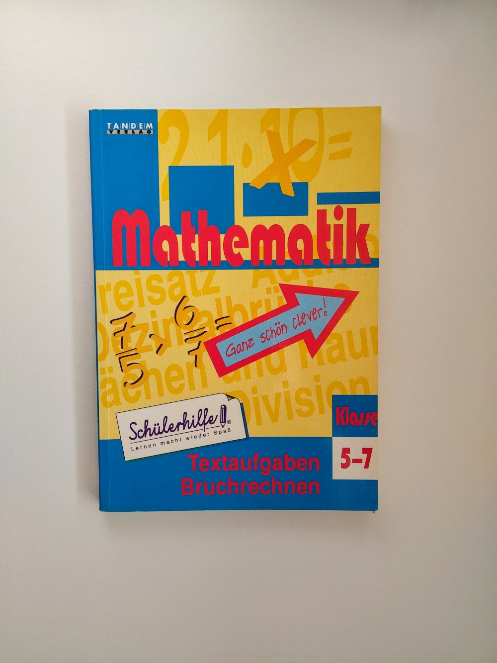 'Mathematik - Textaufgaben und Bruchrechnen 5-7'