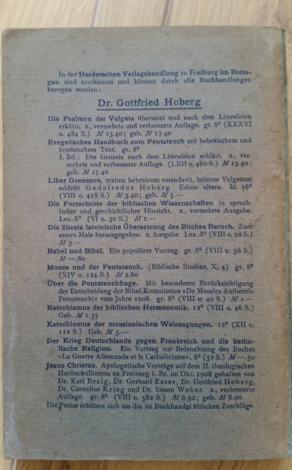 Dr. Joseph Sickenberger 