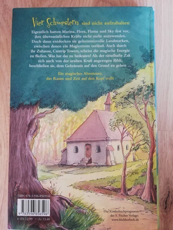 Vier Zauberhafte Schwestern und die uralte Kraft, 329 Seiten
