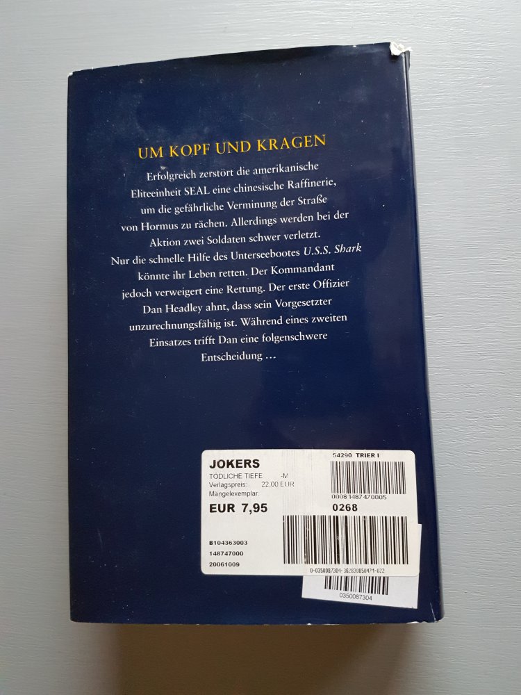 Patrick Robinson Tödliche Tiefe gebundene Ausgabe