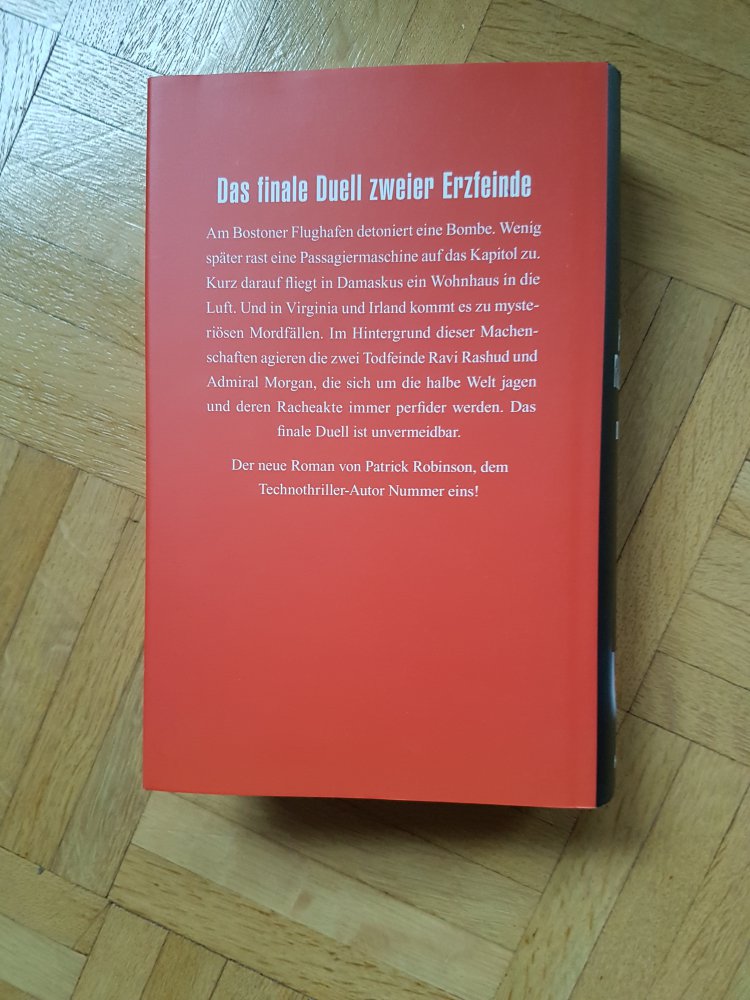 Patrick Robinson Bis zum bitteren Tod gebundene Ausgabe