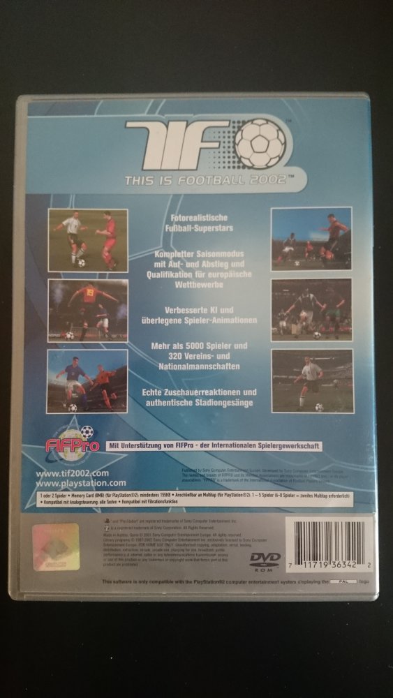 This is football 2002 für Playstation 2002