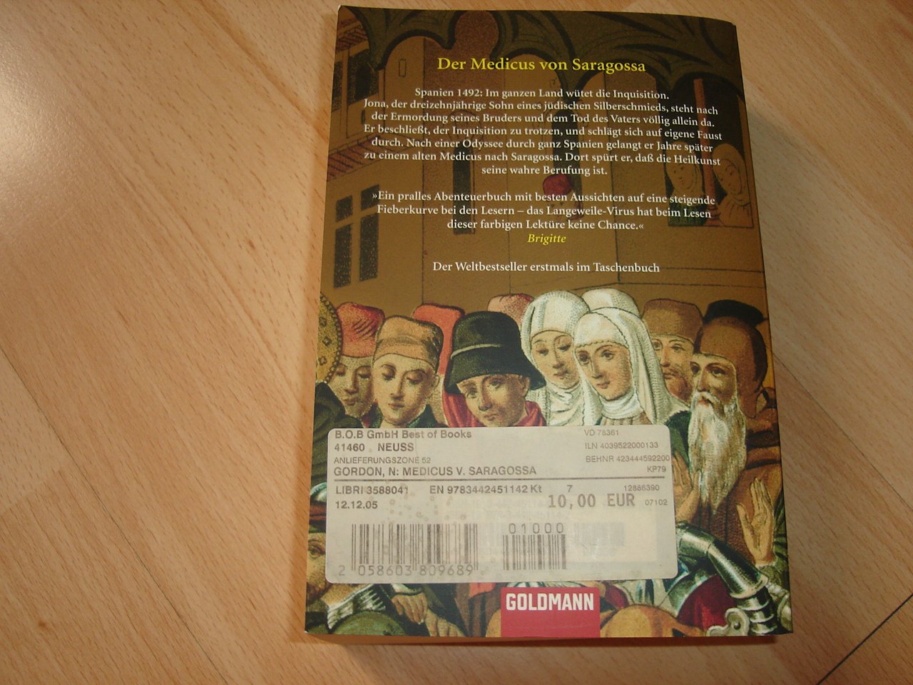 Der Medicus von Saragossa - Noah Gordon - Roman - 2001