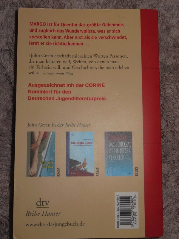 John Green Bücher Die erste Liebe - Margos Spuren - Eine wie Alaska