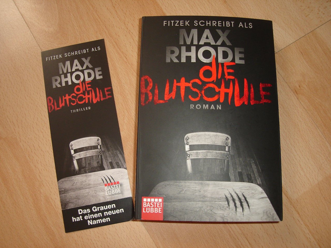 Die Blutschule - Max Rhode # Fitzek - Taschenbuch - neuwertig +Lesezeichen