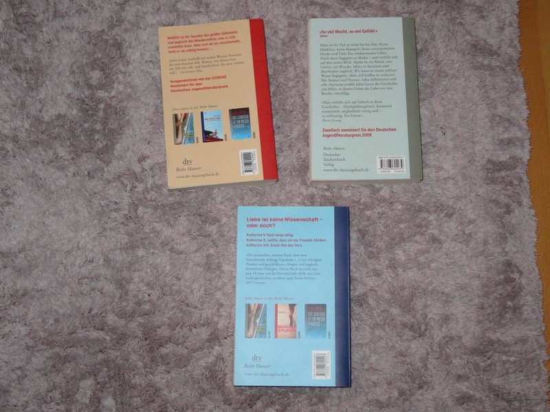 John Green Bücher Die erste Liebe - Margos Spuren - Eine wie Alaska