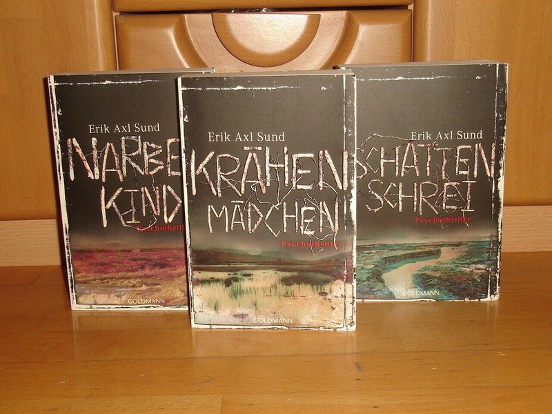 Erik Axl Sund: Band 1-3. Krähenmädchen, Narbenkind, Schattenschrei. Trilogie