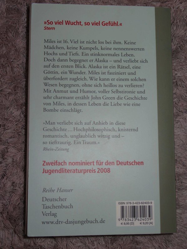John Green Bücher Die erste Liebe - Margos Spuren - Eine wie Alaska