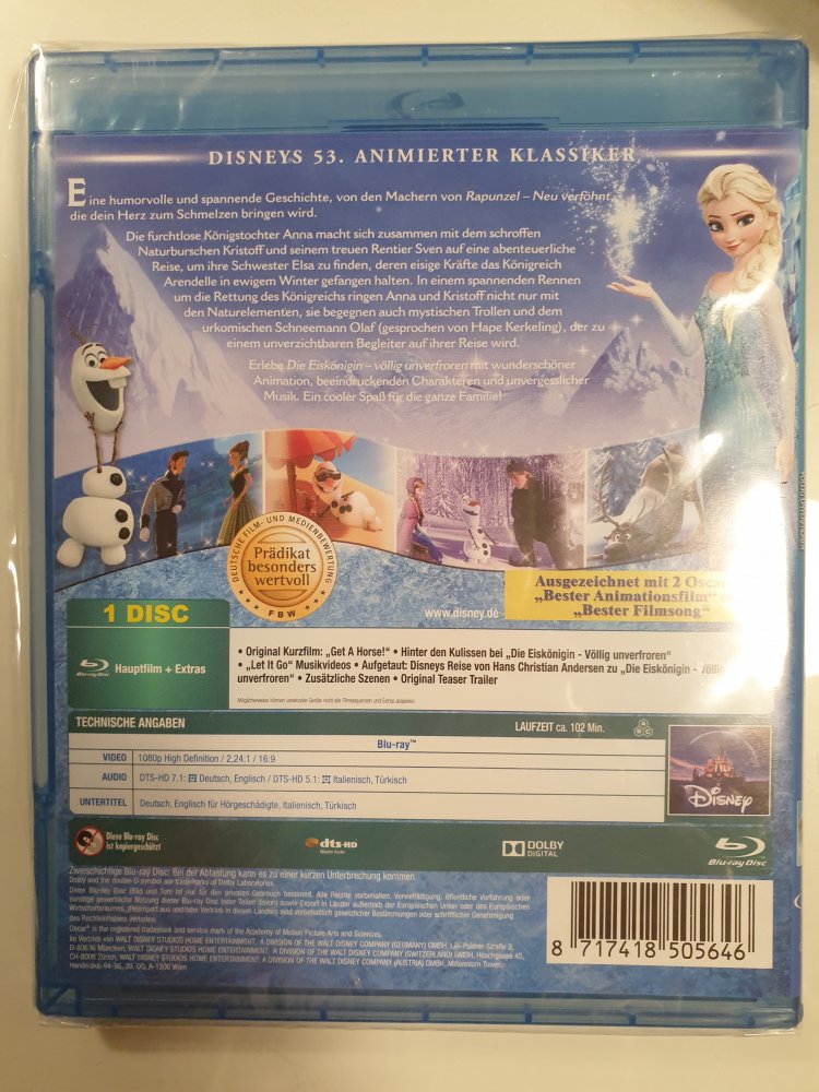 Die Eiskönigin - Völlig unverfroren BLURAY
